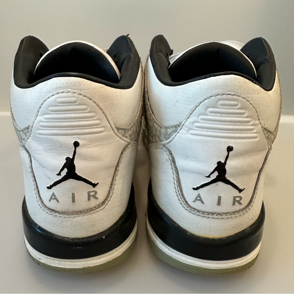 Nike Air Jordan 3 Retro Flip White/Black/Cement Women's Size 8 US Youth Size 6.5
